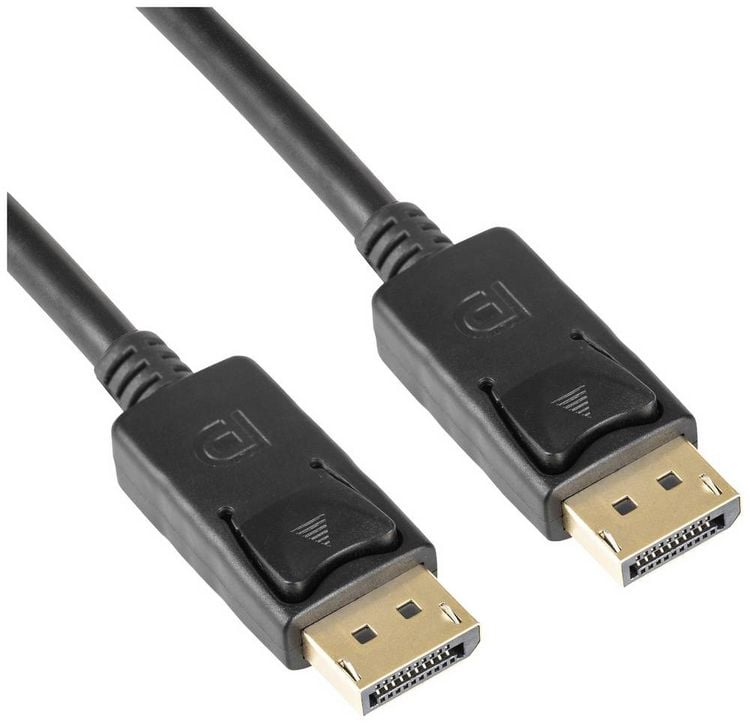 Produktbild: Akyga Anschlusskabel DisplayPort Stecker 1.8m Schwarz AK-AV-10 DisplayPort-Kabel