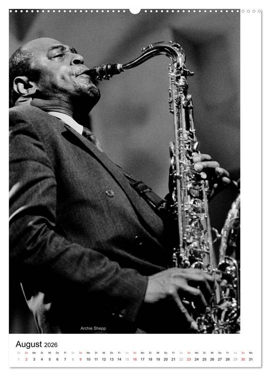Produktbild: Jazz live (Wandkalender 2026 DIN A2 hoch), CALVENDO Monatskalender