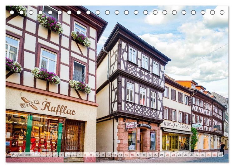 Produktbild: Miltenberg Impressionen (Tischkalender 2026 DIN A5 quer), CALVENDO Monatskalender