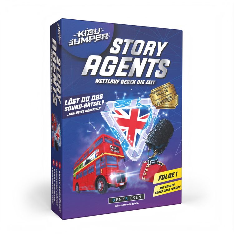 Produktbild: DENKRIESEN - KIBU JUMPER&reg; - Story Agents - London - "Wettlauf gegen die Zeit"