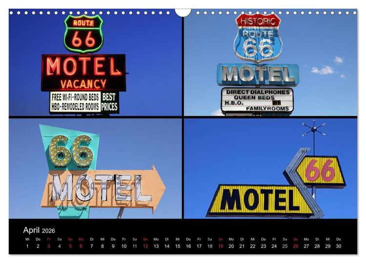 Produktbild: Route 66 im S&uuml;dwesten (Wandkalender 2026 DIN A3 quer), CALVENDO Monatskalender