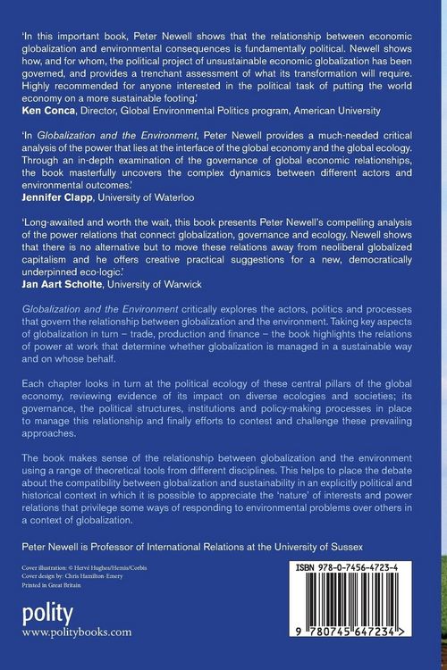 Produktbild: Globalization and the Environment