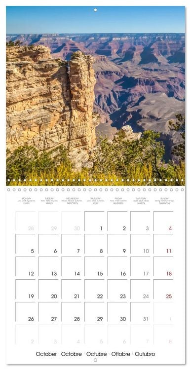 Produktbild: GRAND CANYON Magnificent views (Wall Calendar 2026 12 &times; 12 Inch) CALVENDO 12 Month Wall Calendar