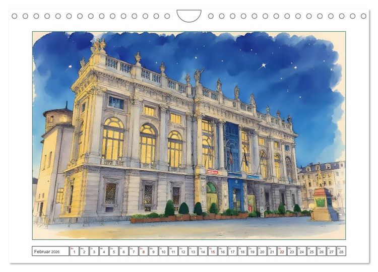 Produktbild: Italien - Baudenkm&auml;ler, Berge und Meer (Wandkalender 2026 DIN A4 quer), CALVENDO Monatskalender
