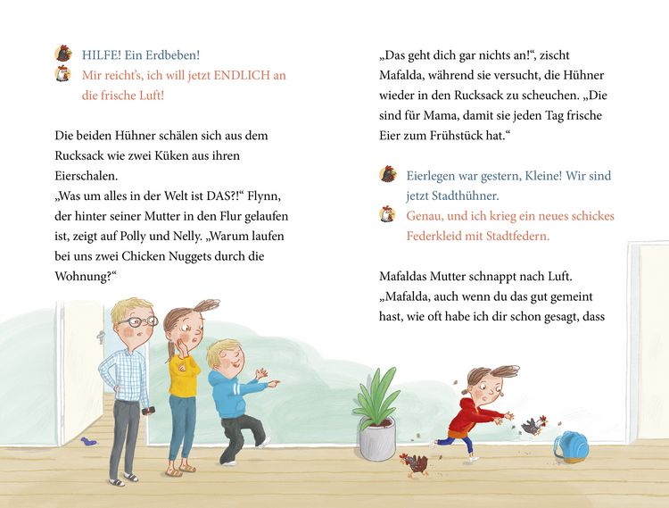 Produktbild: Mafalda mittendrin - H&uuml;hneralarm im Treppenhaus