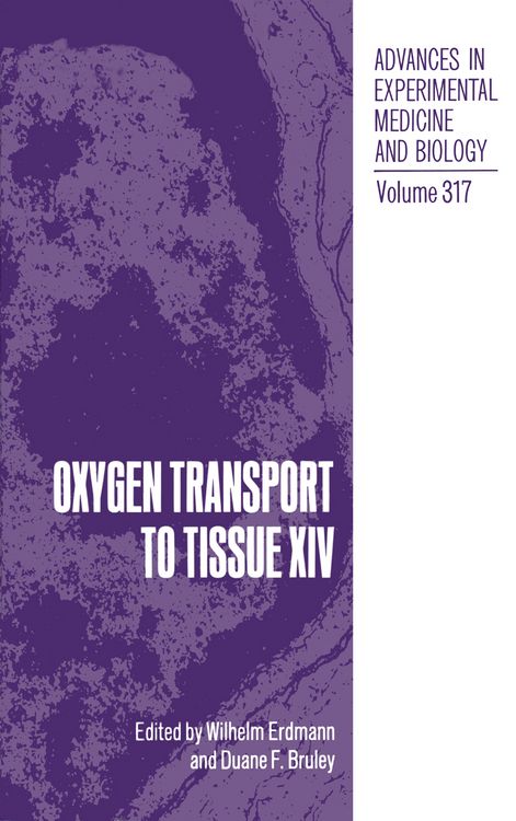 Produktbild: Oxygen Transport to Tissue XIV