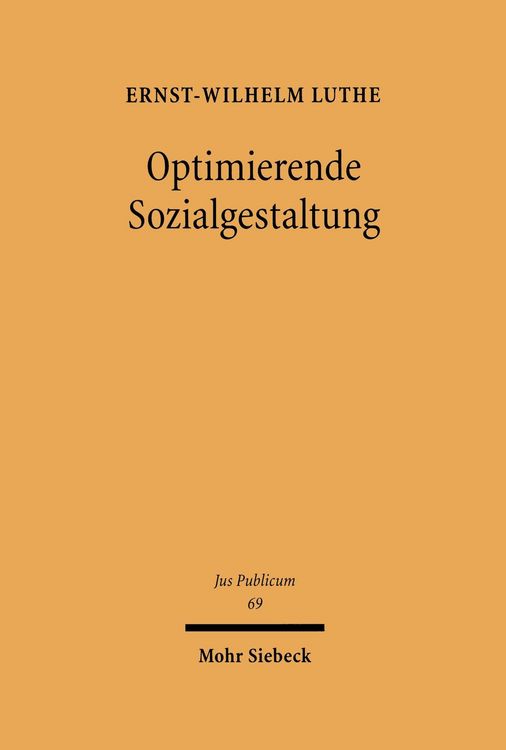 Produktbild: Optimierende Sozialgestaltung
