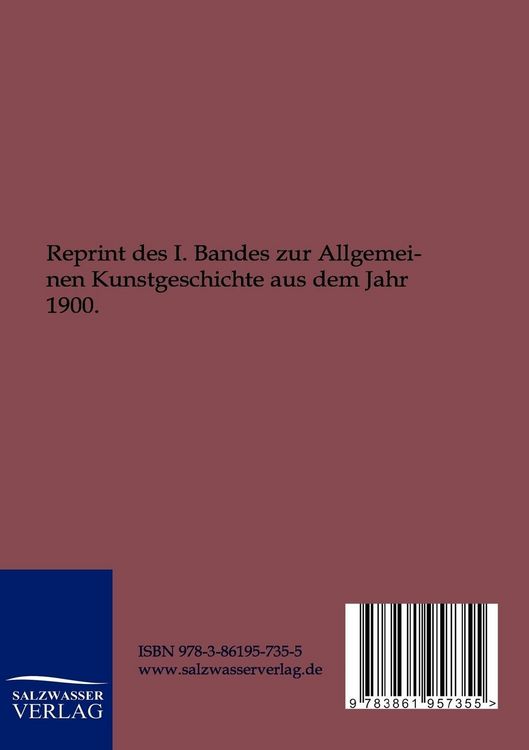 Produktbild: Allgemeine Kunstgeschichte