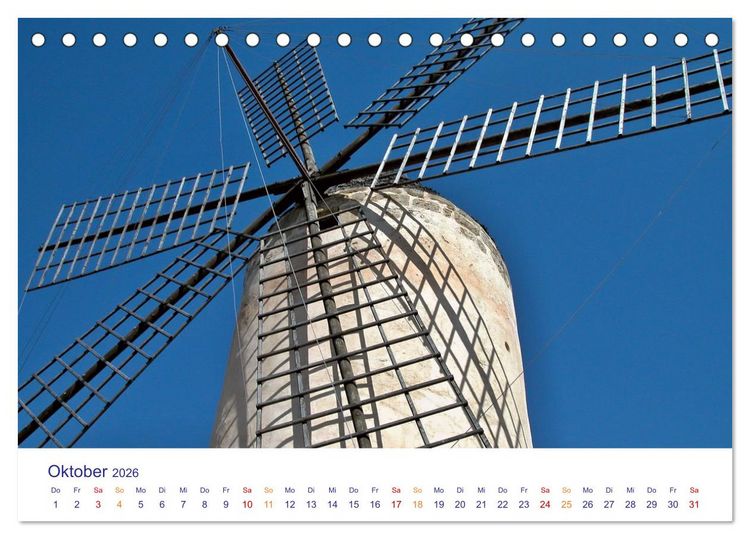 Produktbild: Mallorca - Meine Insel (Tischkalender 2026 DIN A5 quer), CALVENDO Monatskalender