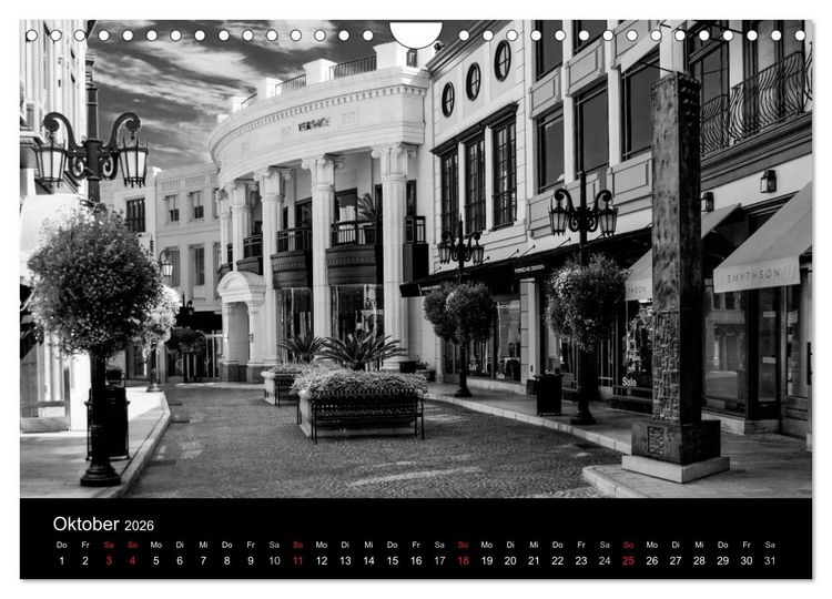 Produktbild: Architektur in Schwarz-Wei&szlig; (Wandkalender 2026 DIN A4 quer), CALVENDO Monatskalender