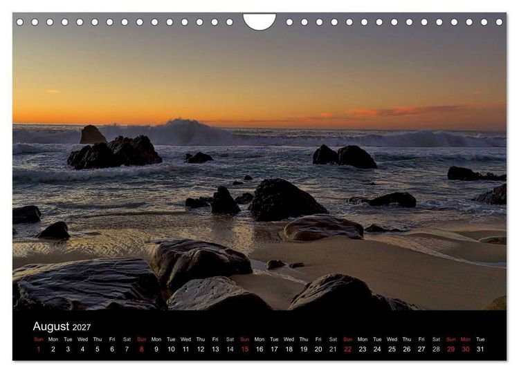Produktbild: California Coasline (Wall Calendar 2027 DIN A4 landscape), CALVENDO 12 Month Wall Calendar