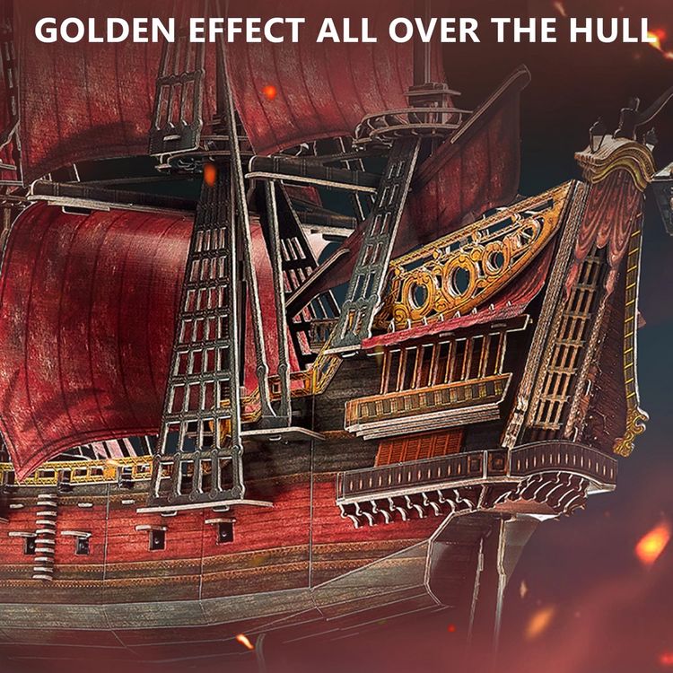 Produktbild: CUBICFUN - 3D Puzzle Queen Annes Revenge 391 Teile
