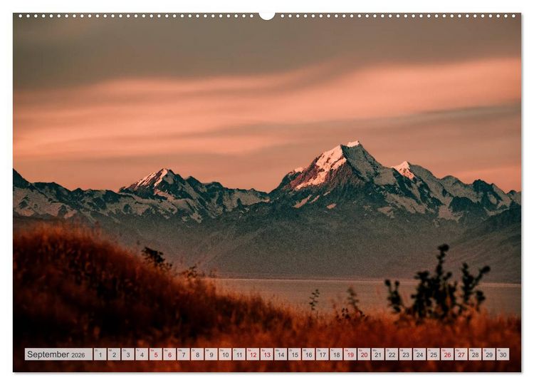 Produktbild: Neuseeland - Landschaftstr&auml;ume (Wandkalender 2026 DIN A2 quer), CALVENDO Monatskalender