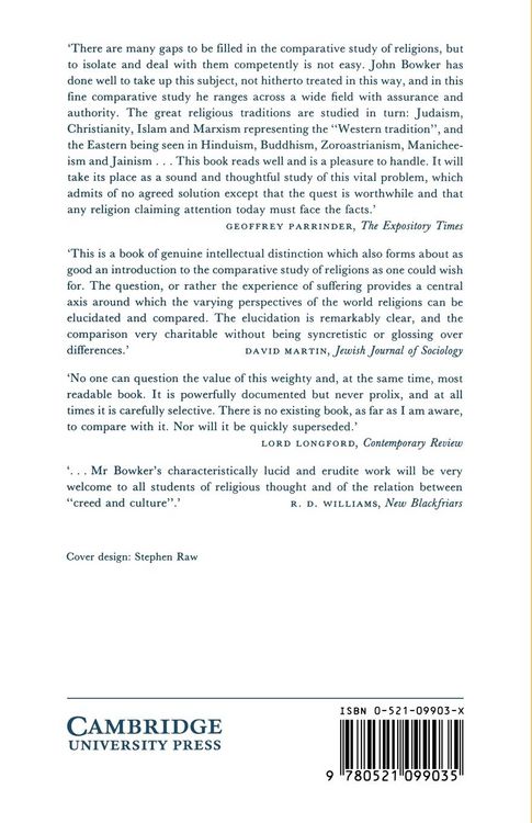 Produktbild: Problems of Suffering in Religions of the World