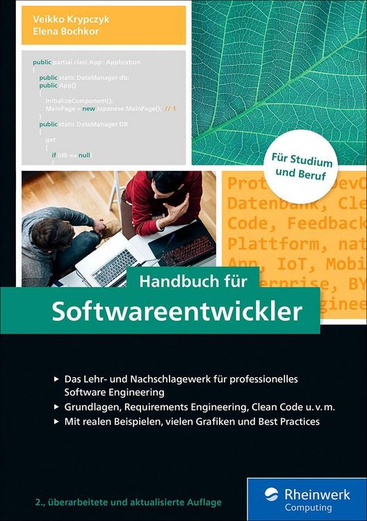 Produktbild: Handbuch f&uuml;r Softwareentwickler