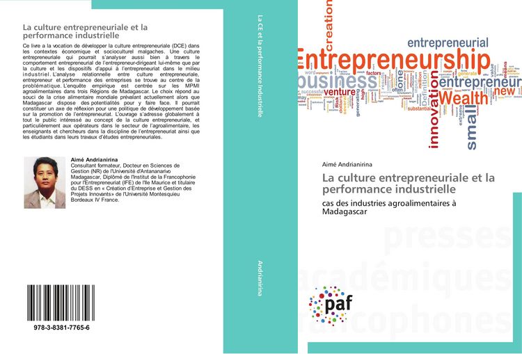 Produktbild: La culture entrepreneuriale et la performance industrielle