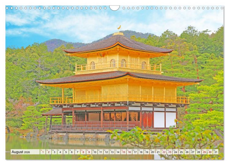 Produktbild: Japan das Land der aufgehenden Sonne (Wandkalender 2026 DIN A3 quer), CALVENDO Monatskalender