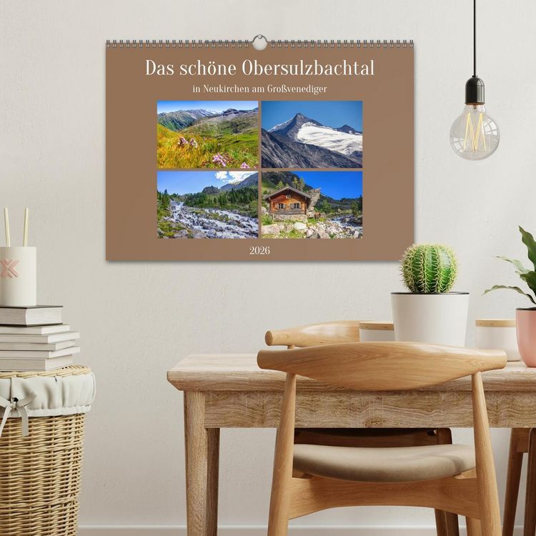 Produktbild: Das sch&ouml;ne Obersulzbachtal (Wandkalender 2026 DIN A3 quer), CALVENDO Monatskalender