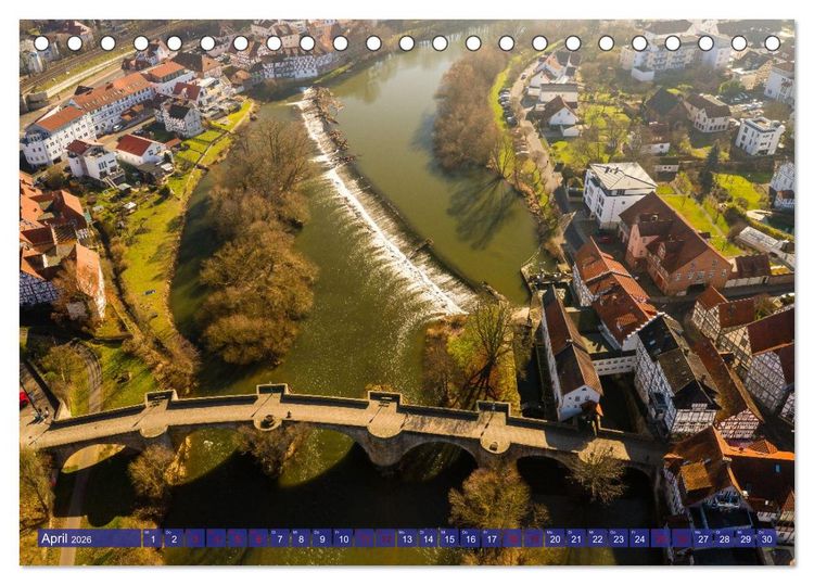Produktbild: Die Fulda (Tischkalender 2026 DIN A5 quer), CALVENDO Monatskalender