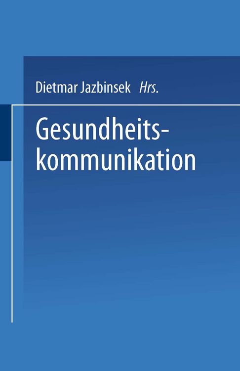 Produktbild: Gesundheitskommunikation