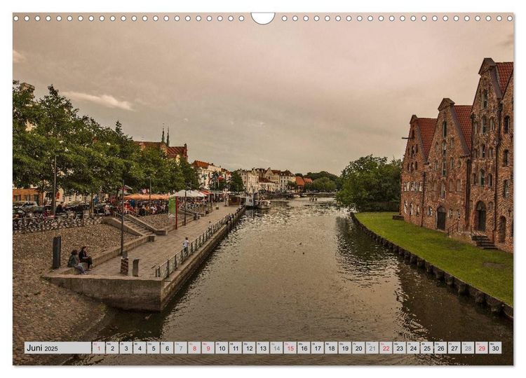 Produktbild: Hansestadt L&uuml;beck (Wandkalender 2025 DIN A3 quer), CALVENDO Monatskalender