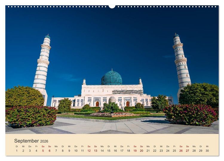 Produktbild: OMAN - Orientperle (Wandkalender 2026 DIN A2 quer), CALVENDO Monatskalender