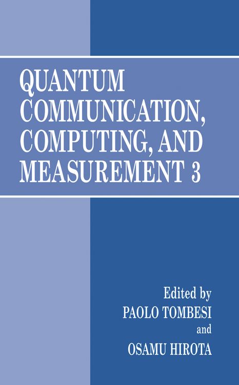 Produktbild: Quantum Communication, Computing, and Measurement 3