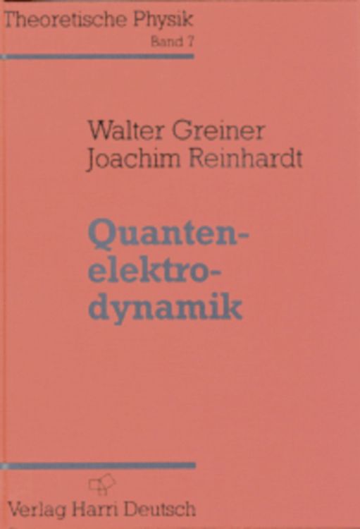 Produktbild: Quantenelektrodynamik