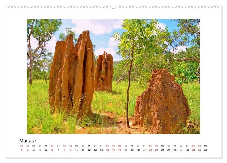 Produktbild: Faszination Australien - eine Traumreise (hochwertiger Premium Wandkalender 2027 DIN A2 quer), Kunstdruck in Hochglanz