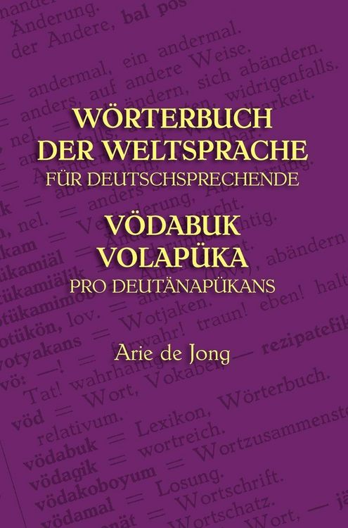 Produktbild: W&ouml;rterbuch der Weltsprache f&uuml;r Deutschsprechende