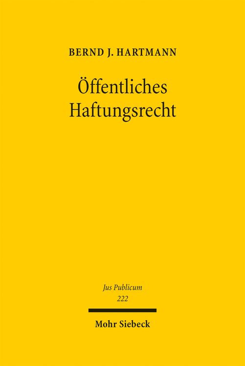 Produktbild: &Ouml;ffentliches Haftungsrecht