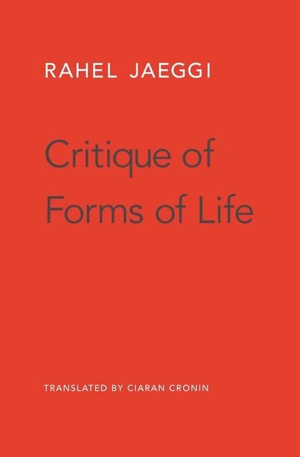 Produktbild: Critique of Forms of Life