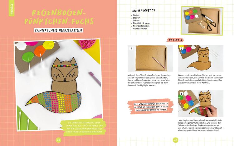Produktbild: Mein NEON-Bastelbuch &ndash; von Bastel- und DIY-Bloggerin Mavalina
