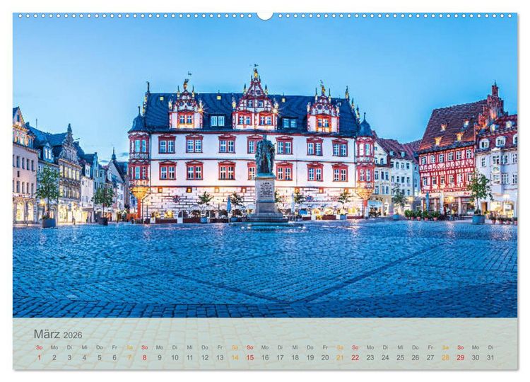 Produktbild: Coburg - oberfr&auml;nkisches Juwel (Wandkalender 2026 DIN A2 quer), CALVENDO Monatskalender