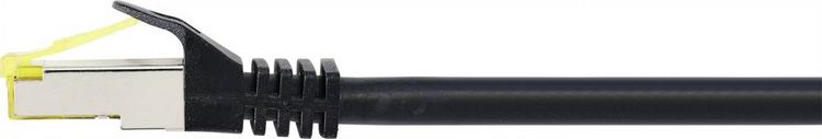 Produktbild: Renkforce RF-4995162 RJ45 Patchkabel CAT 6a (Rohkabel CAT 7) S/FTP 3.00 m Schwarz TPE-Mantel, Flexibel, Flammwidrig 1 St.