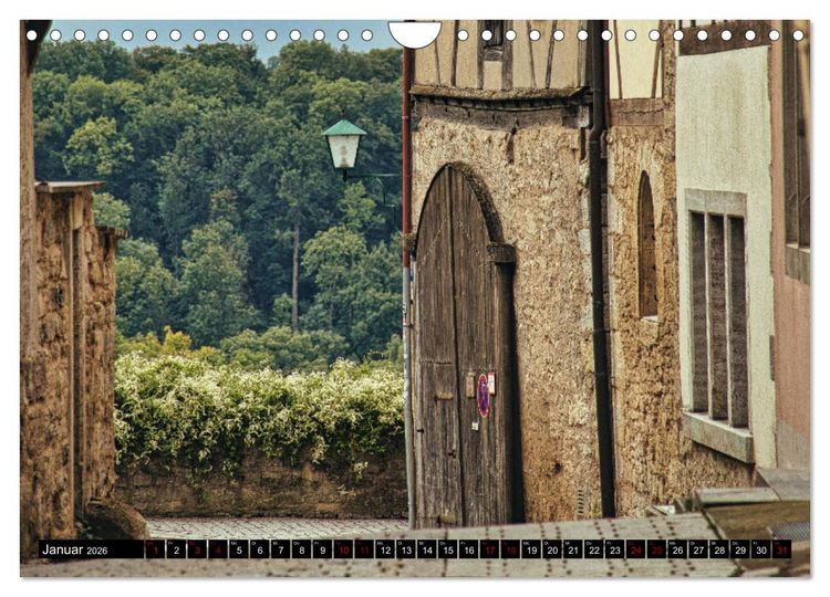 Produktbild: Rothenburg o.d. Tauber - Ansichten einer mittelalterlichen Stadt (Wandkalender 2026 DIN A4 quer), CALVENDO Monatskalender