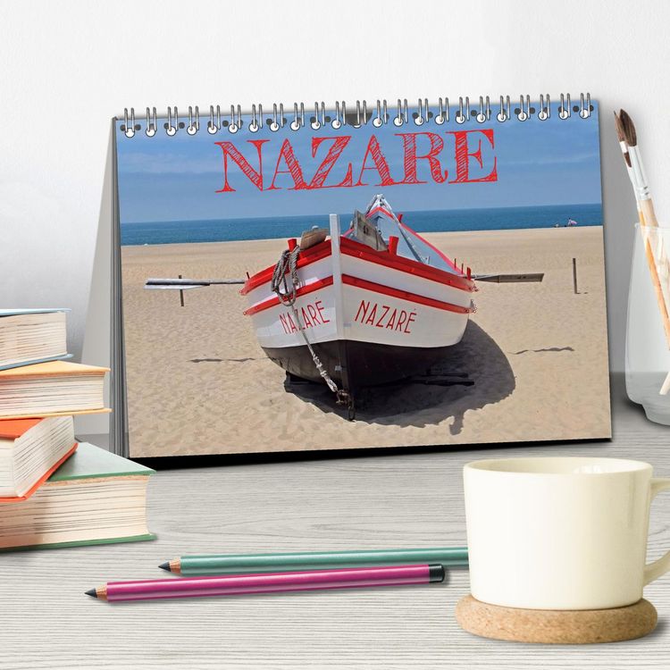 Produktbild: Nazare (Tischkalender 2026 DIN A5 quer), CALVENDO Monatskalender