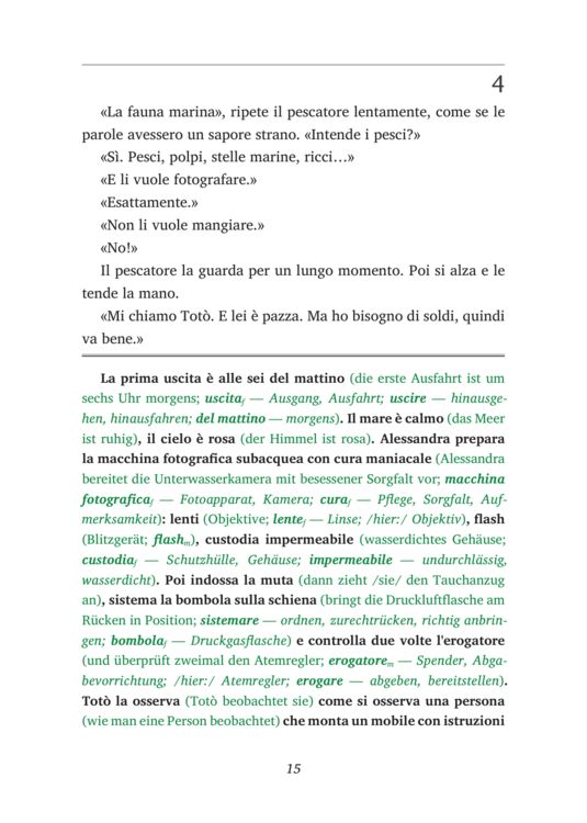 Produktbild: Italienisch lernen mit lustigen Kurzgeschichten (A2) - Fotografia subacquea (+ Audio-CD)