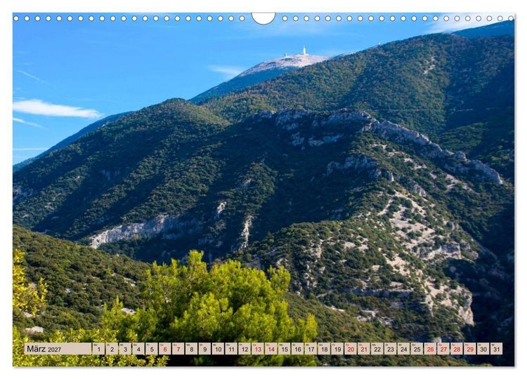 Produktbild: Magisches Land des Ventoux (Wandkalender 2027 DIN A3 quer), CALVENDO Monatskalender
