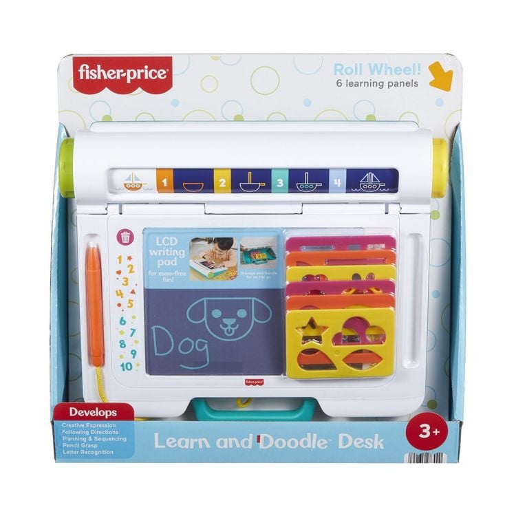 Produktbild: Fisher-Price Lern- und Zeichenbrett, Schreiben und Zeichnen ohne Verwischen Ta