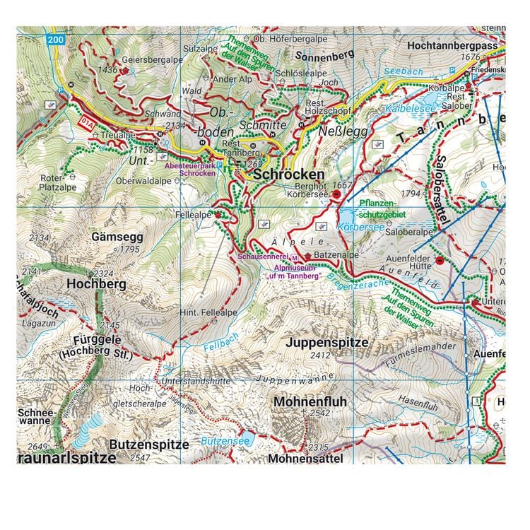 Produktbild: Freytag & berndt Wanderkarte WK 5504 Arlberg, Lech 1:35.000