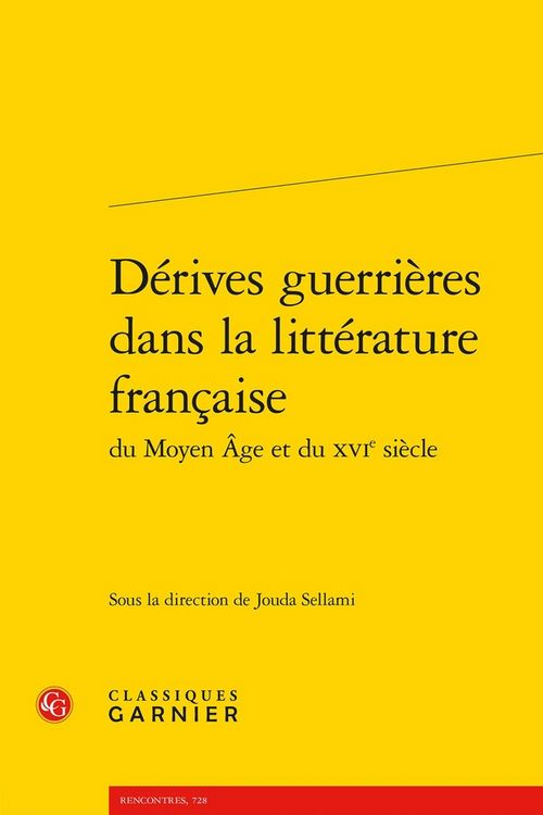 Produktbild: Derives Guerrieres Dans la Litterature Francaise