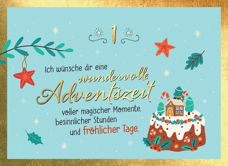 Produktbild: 24 Adventsw&uuml;nsche f&uuml;r dich