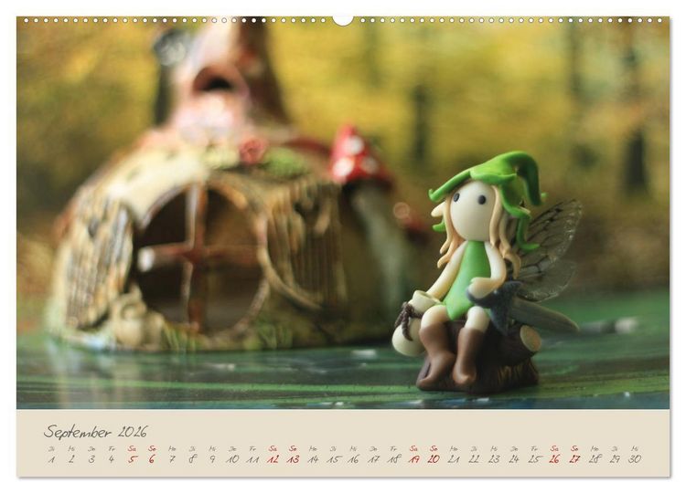Produktbild: Im Reich der Elfen (hochwertiger Premium Wandkalender 2026 DIN A2 quer), Kunstdruck in Hochglanz