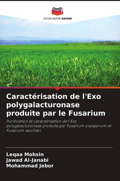 Produktbild: Caract&eacute;risation de l'Exo polygalacturonase produite par le Fusarium