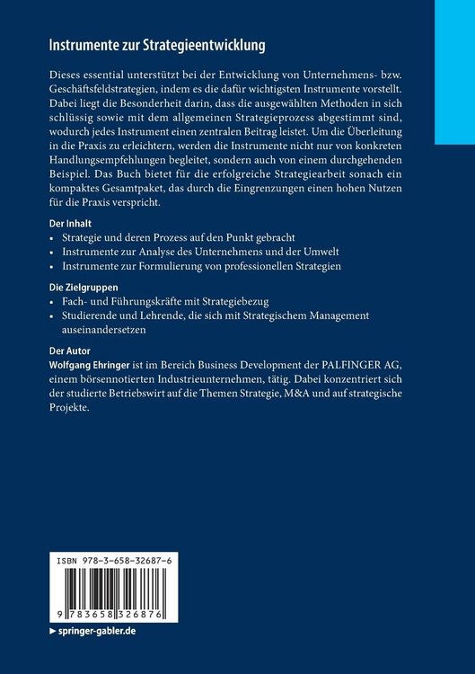 Produktbild: Instrumente zur Strategieentwicklung