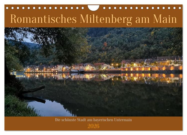 Produktbild: Romantisches Miltenberg am Main (Wandkalender 2026 DIN A4 quer), CALVENDO Monatskalender