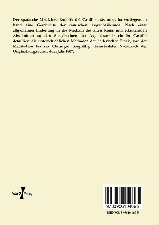Produktbild: Die Augenheilkunde in der R&ouml;merzeit