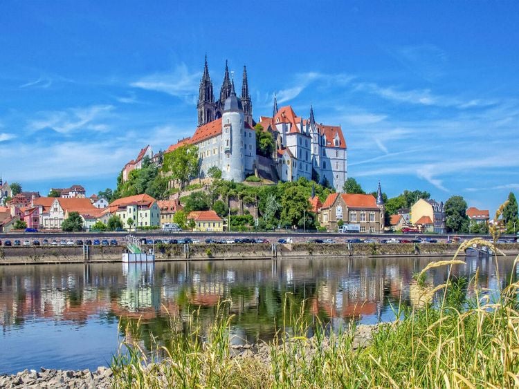 Produktbild: CALVENDO Puzzle Sachsen, Albrechtsburg Mei&szlig;en | 1000 Teile Lege-Gr&ouml;&szlig;e 64x48cm Foto-Puzzle f&uuml;r gl&uuml;ckliche Stunden