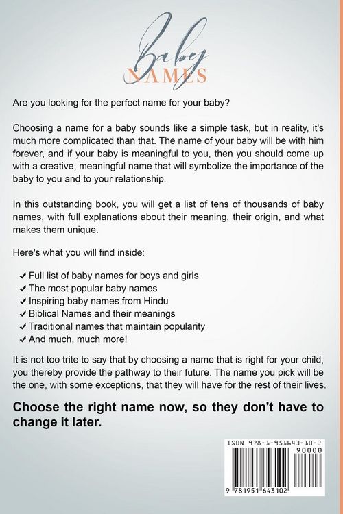 Produktbild: Baby Names Book